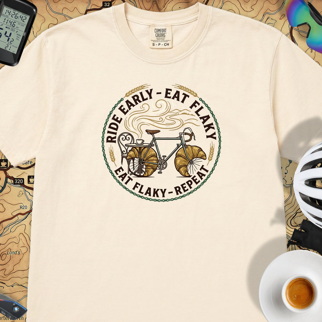 Ride Early Eat Flaky T-Shirt — Ivory