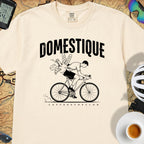 Domestique Delivery Cyclist T-Shirt — Ivory