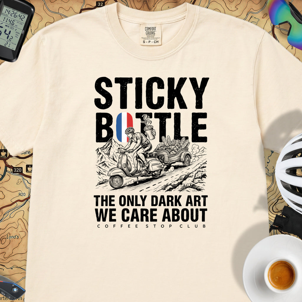 Sticky Bottle TdF Cycling T-Shirt — Ivory