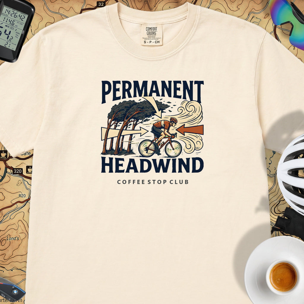 Permanent Headwind T-Shirt — Ivory