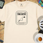 Recalculating For Coffee T-Shirt — Ivory