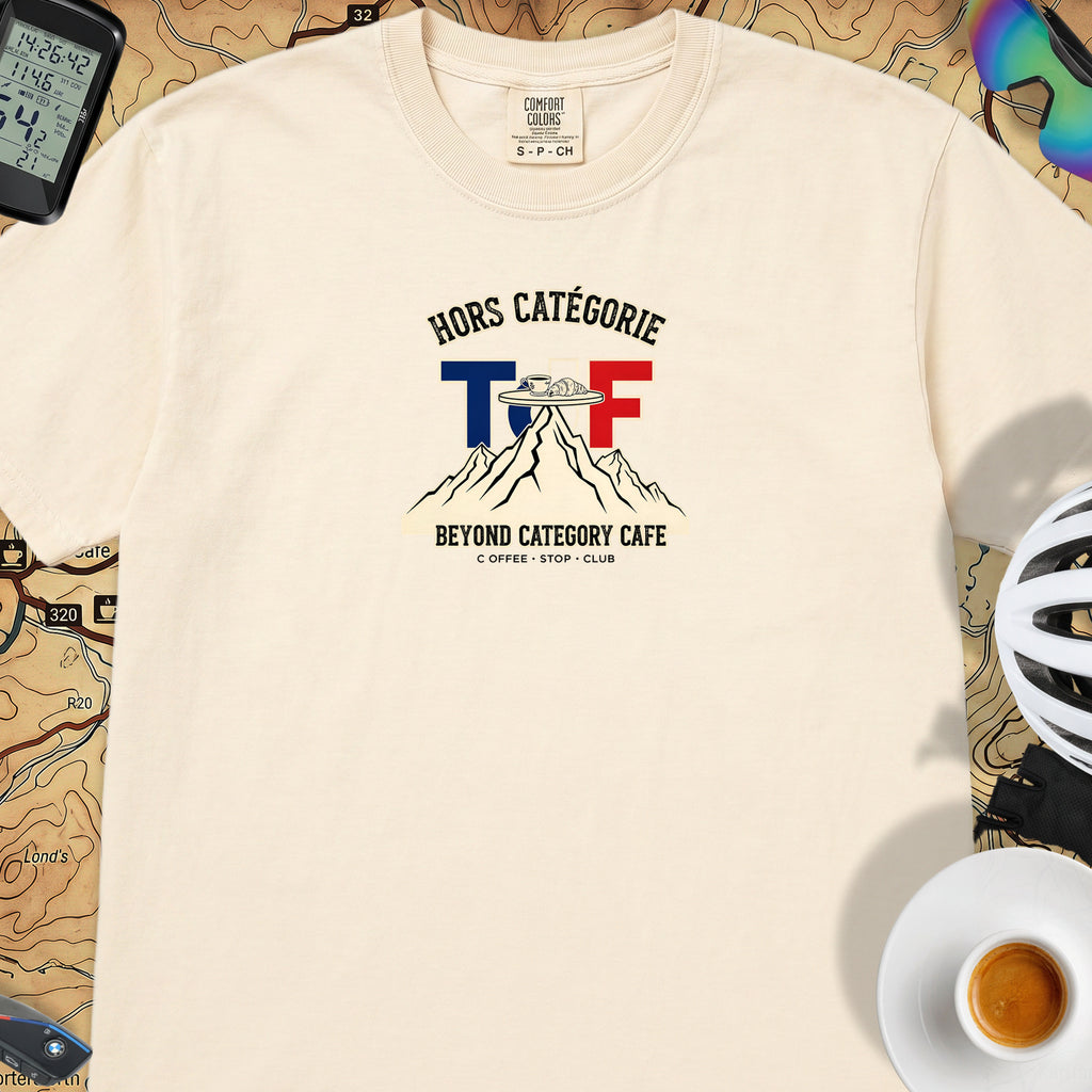 Hors Catégorie TdF Cycling T-Shirt — Ivory