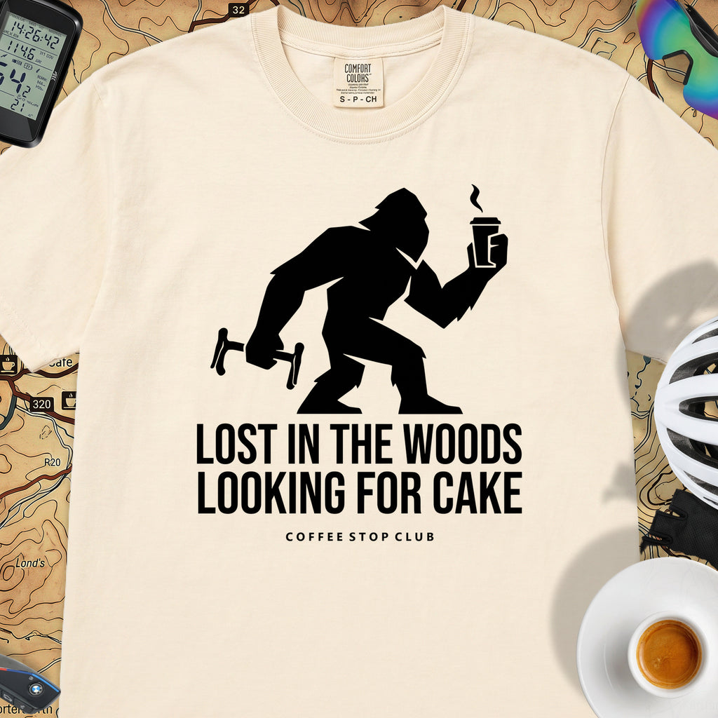 Lost in the Woods Bigfoot T‑Shirt — Ivory