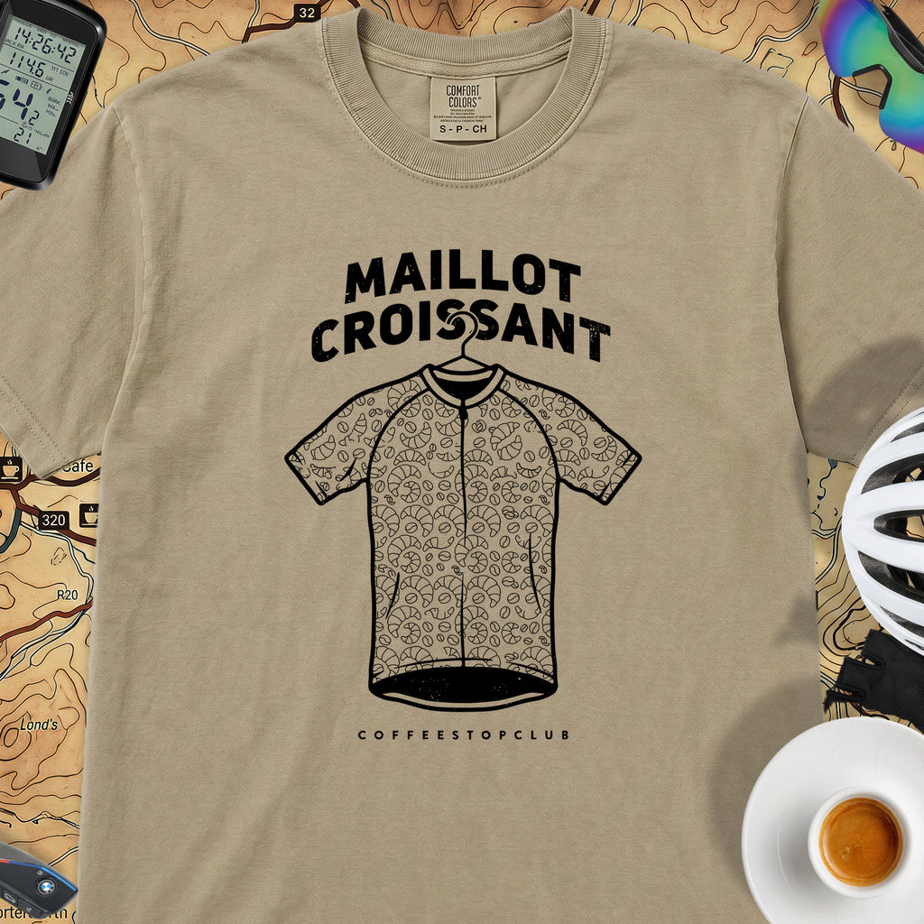 Maillot Croissant Cyclist T-Shirt — Khaki