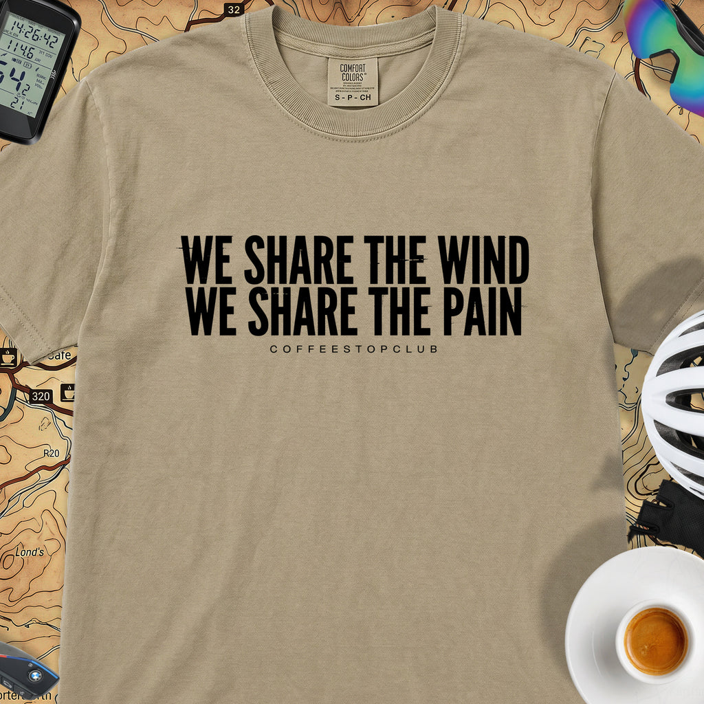 We Share the Wind T‑Shirt — Khaki