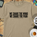 We Share the Wind T‑Shirt — Khaki