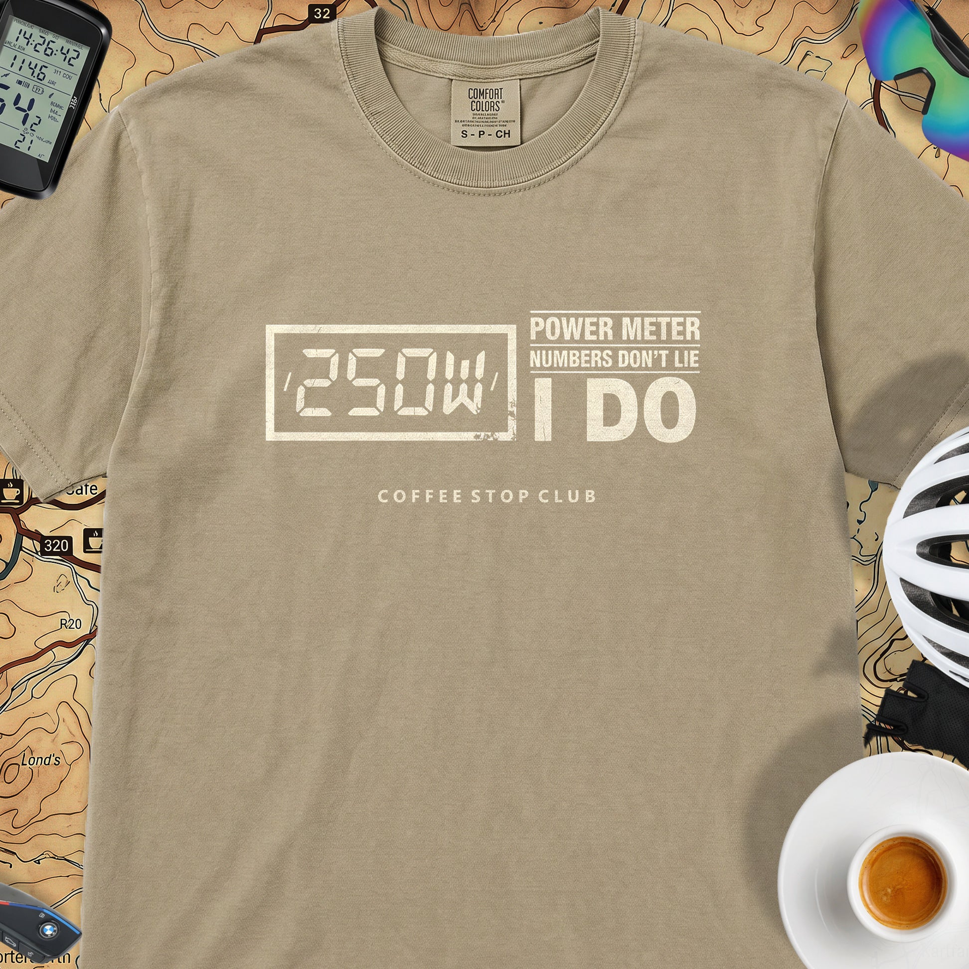 250 Watts T‑Shirt — Khaki