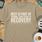 Rest is Recovery T‑Shirt — Khaki