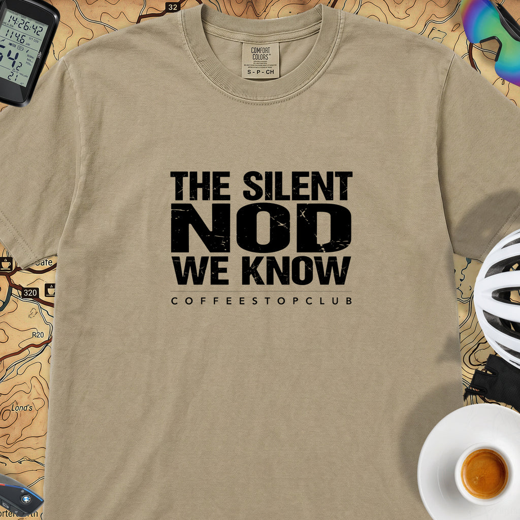 Silent Nod T‑Shirt — Khaki
