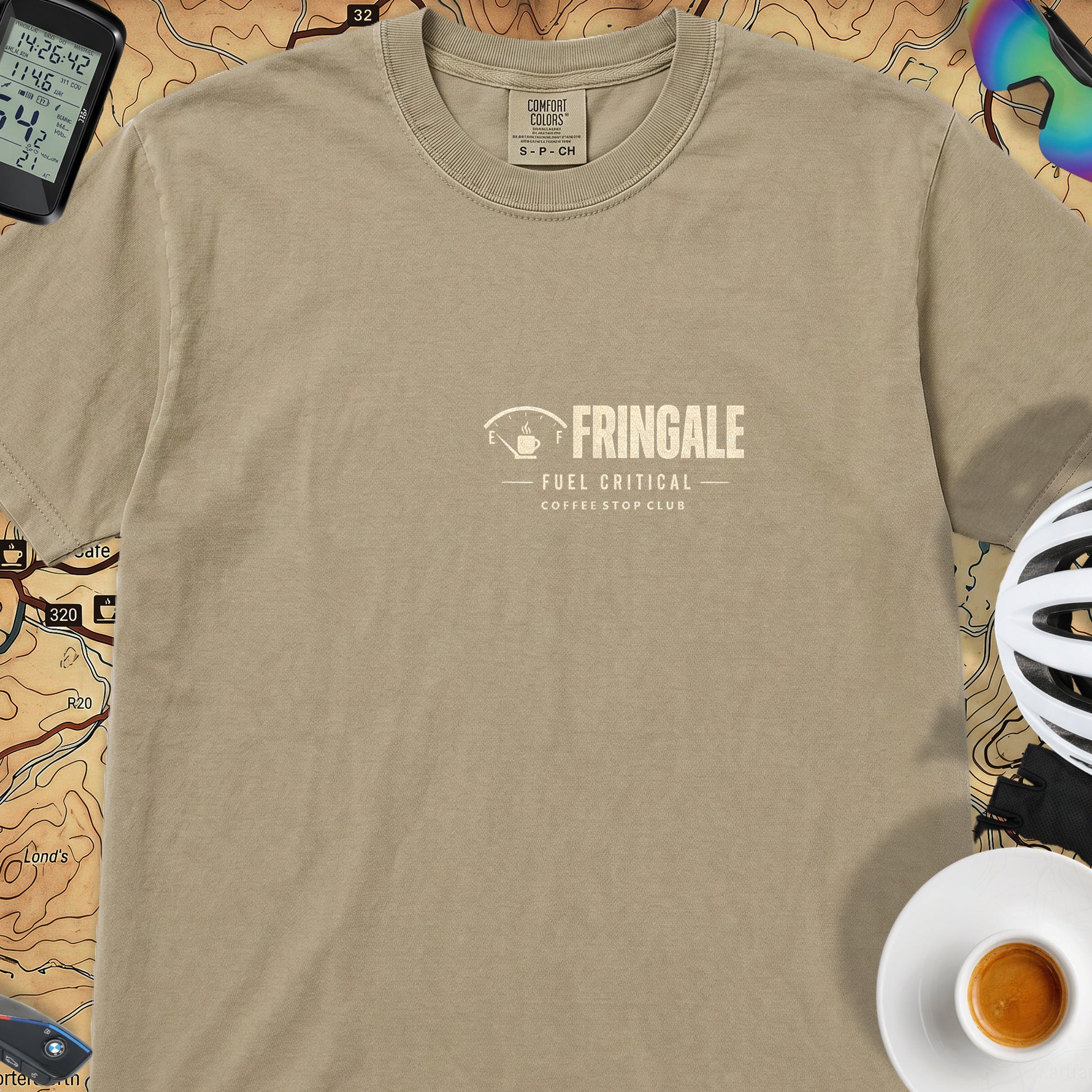 Fringale Fuel Critical Tour T‑Shirt — Khaki