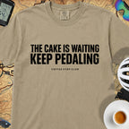The Cake is Waiting T‑Shirt — Khaki