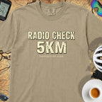 Radio Check 5Km Tour T‑Shirt — Khaki