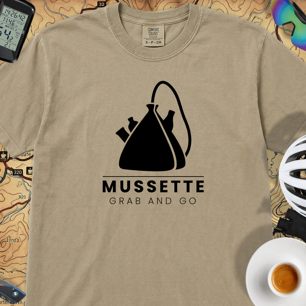 Mussette Grab & Go T‑Shirt — Khaki