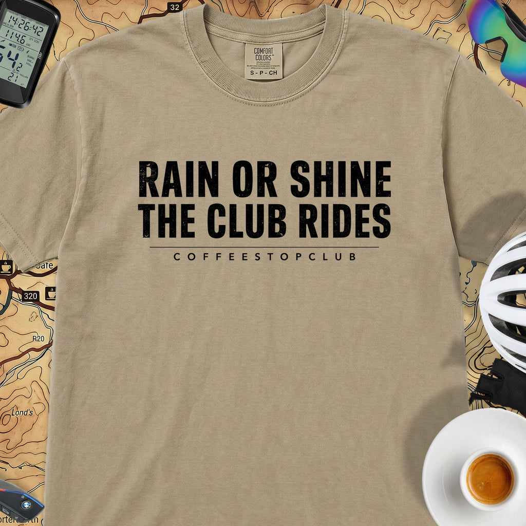 The Club Rides... T‑Shirt — Khaki
