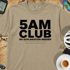 5AM Club T‑Shirt — Khaki