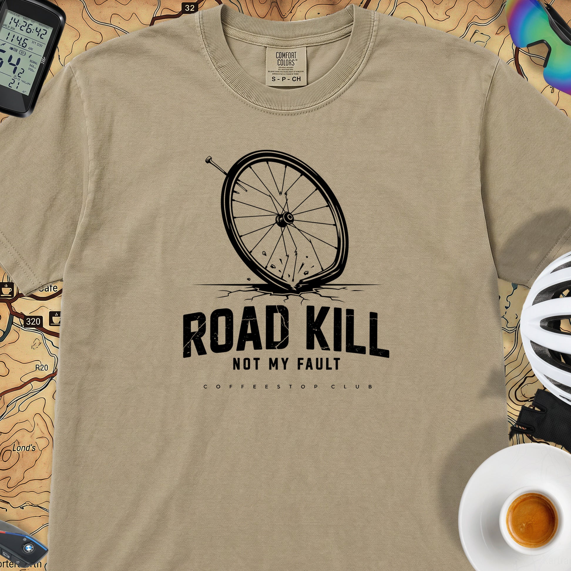 Road Kill T‑Shirt — Khaki