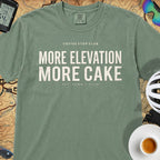 More Elevation More Cake T‑Shirt — Light Green