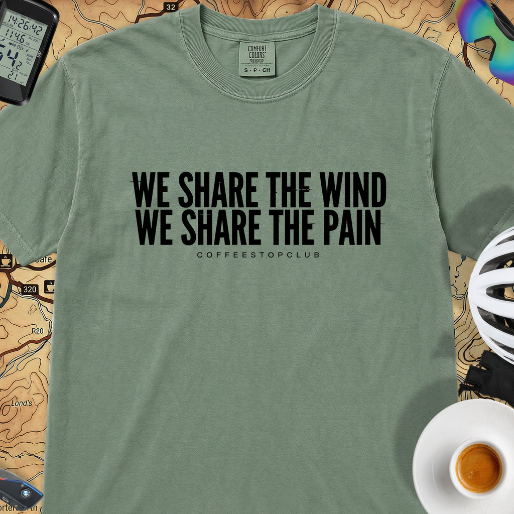 We Share the Wind T‑Shirt — Light Green