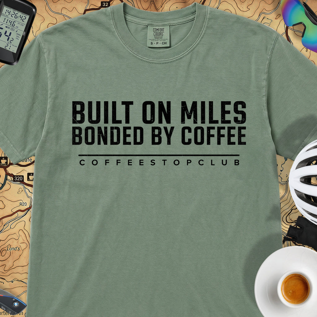Bonded by Coffee T‑Shirt — Light Green