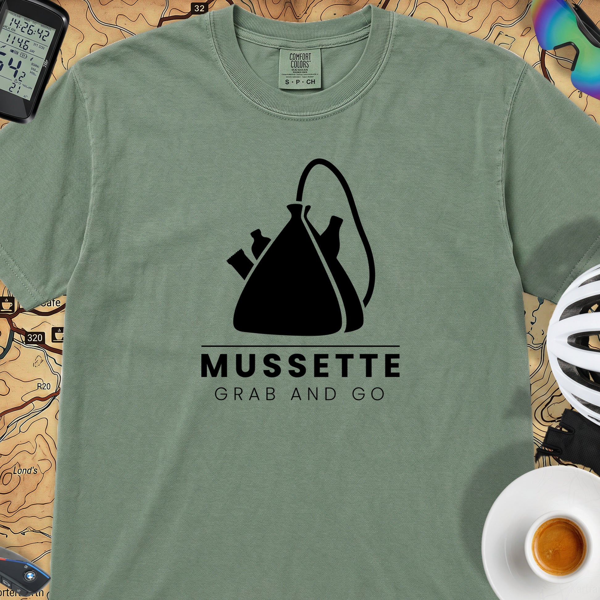 Mussette Grab & Go T‑Shirt — Light Green