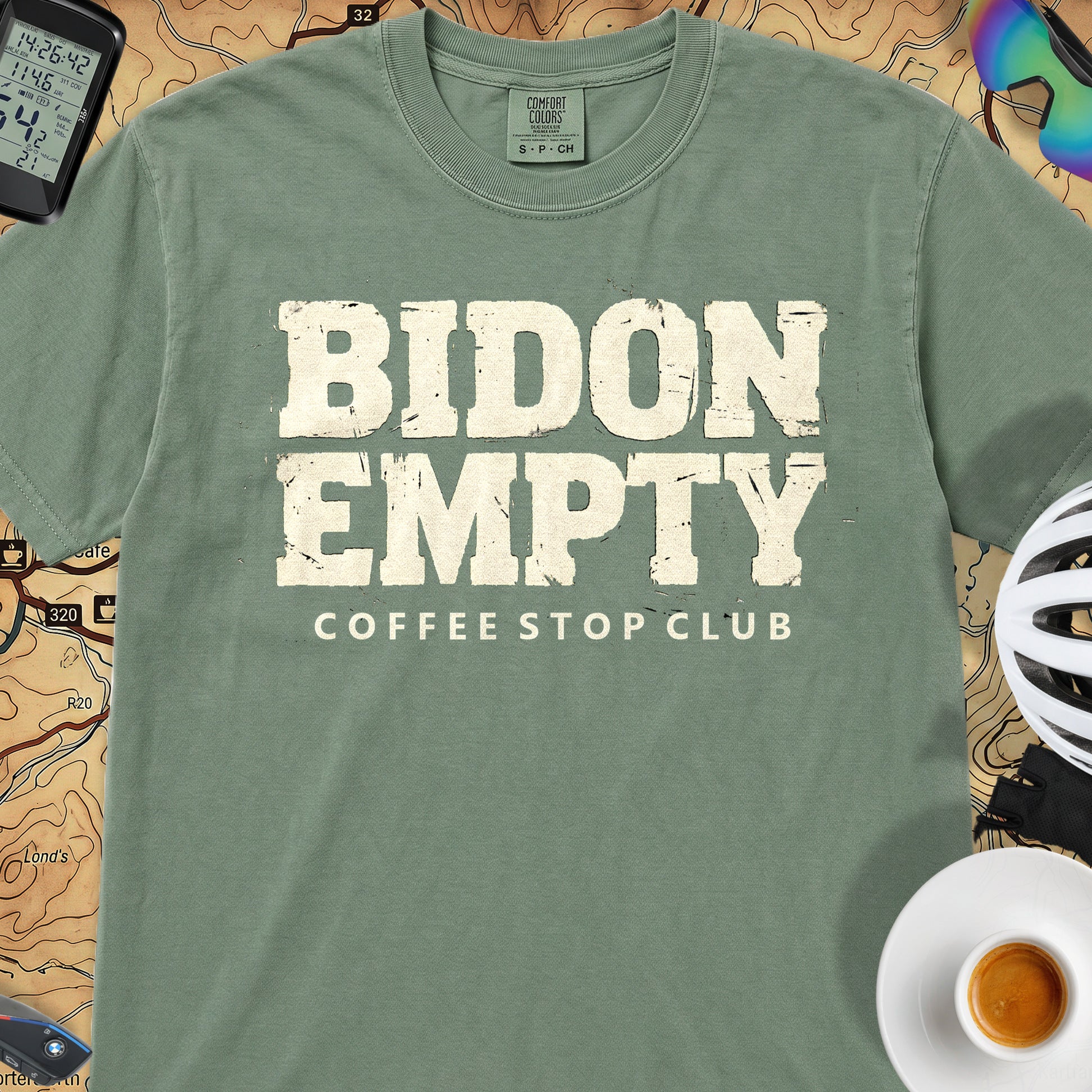 Bidon Empty Tour T‑Shirt — Light Green