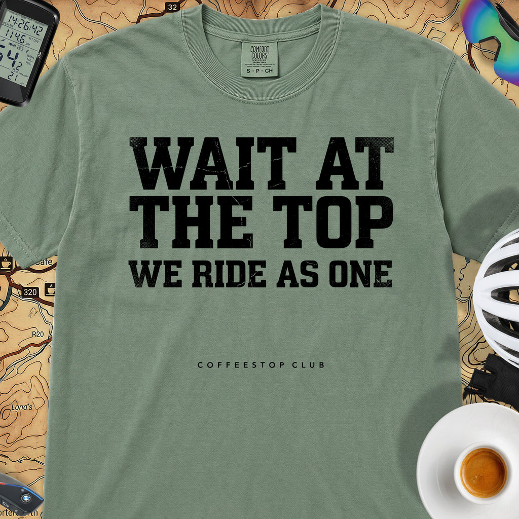 Wait at the Top T‑Shirt — Light Green
