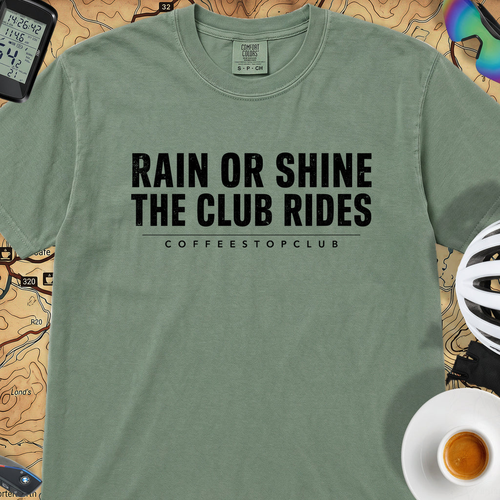 The Club Rides... T‑Shirt — Light Green