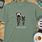 Flat Out 4 Flat White T-Shirt — Light Green