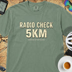 Radio Check 5Km Tour T‑Shirt — Light Green