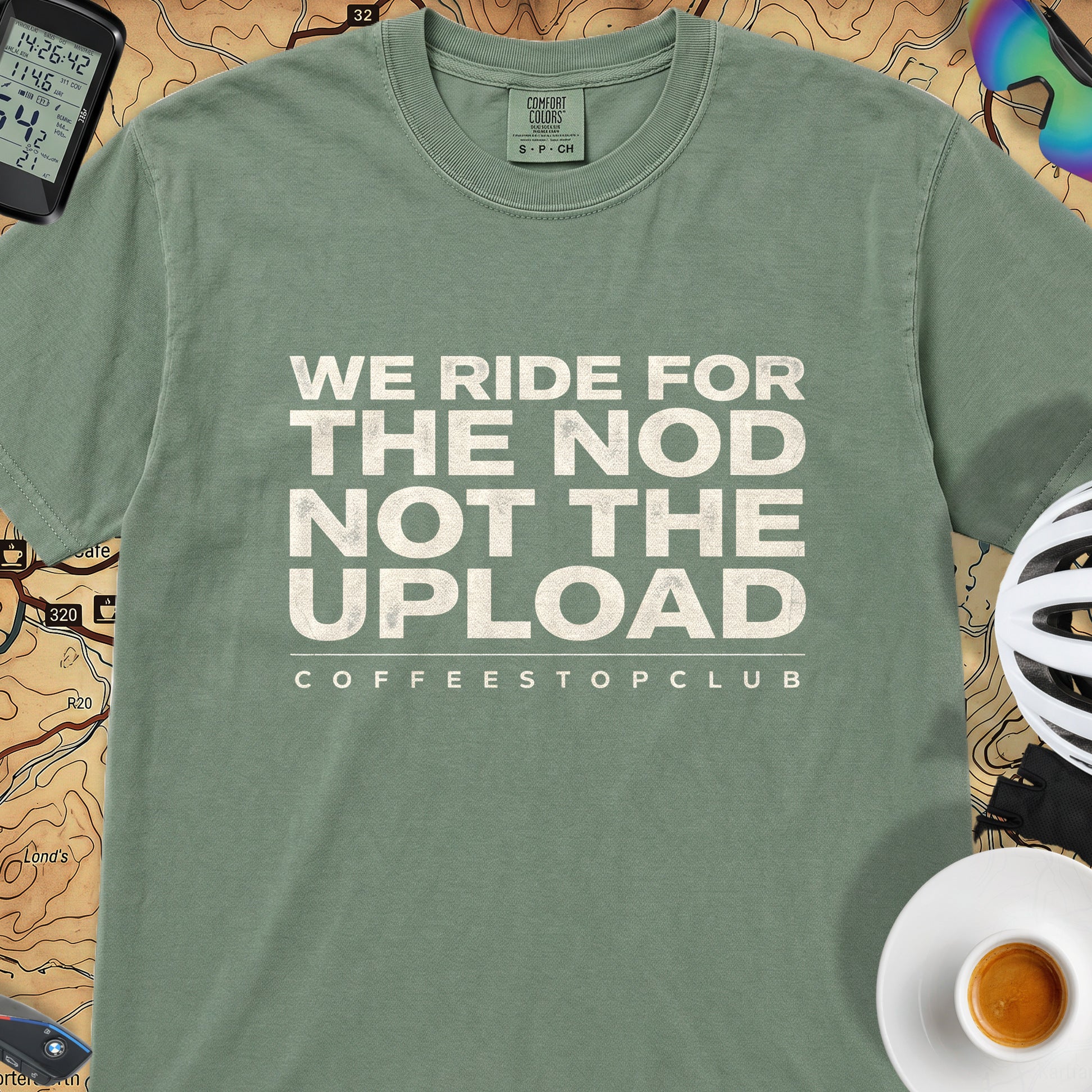 We Ride For The NOD T‑Shirt — Light Green