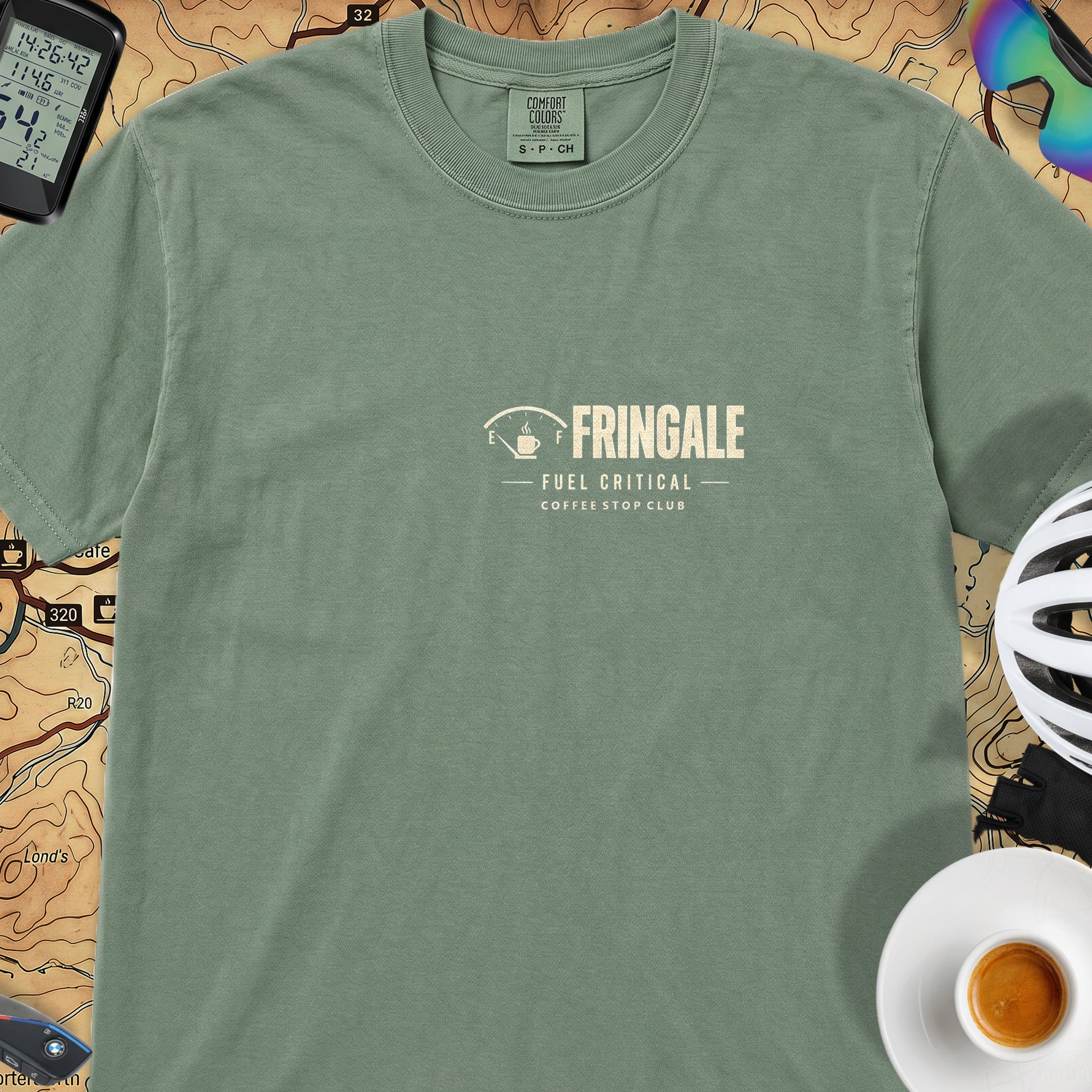 Fringale Fuel Critical Tour T‑Shirt — Light Green