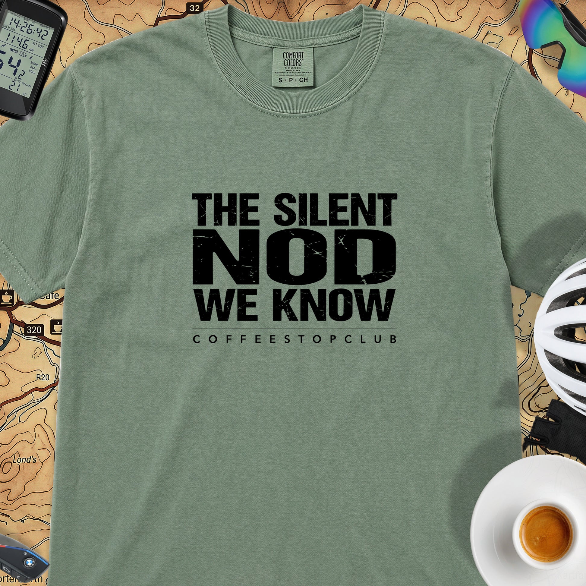 Silent Nod T‑Shirt — Light Green