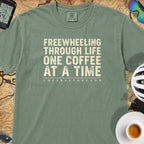 Freewheeling Life T‑Shirt — Light Green