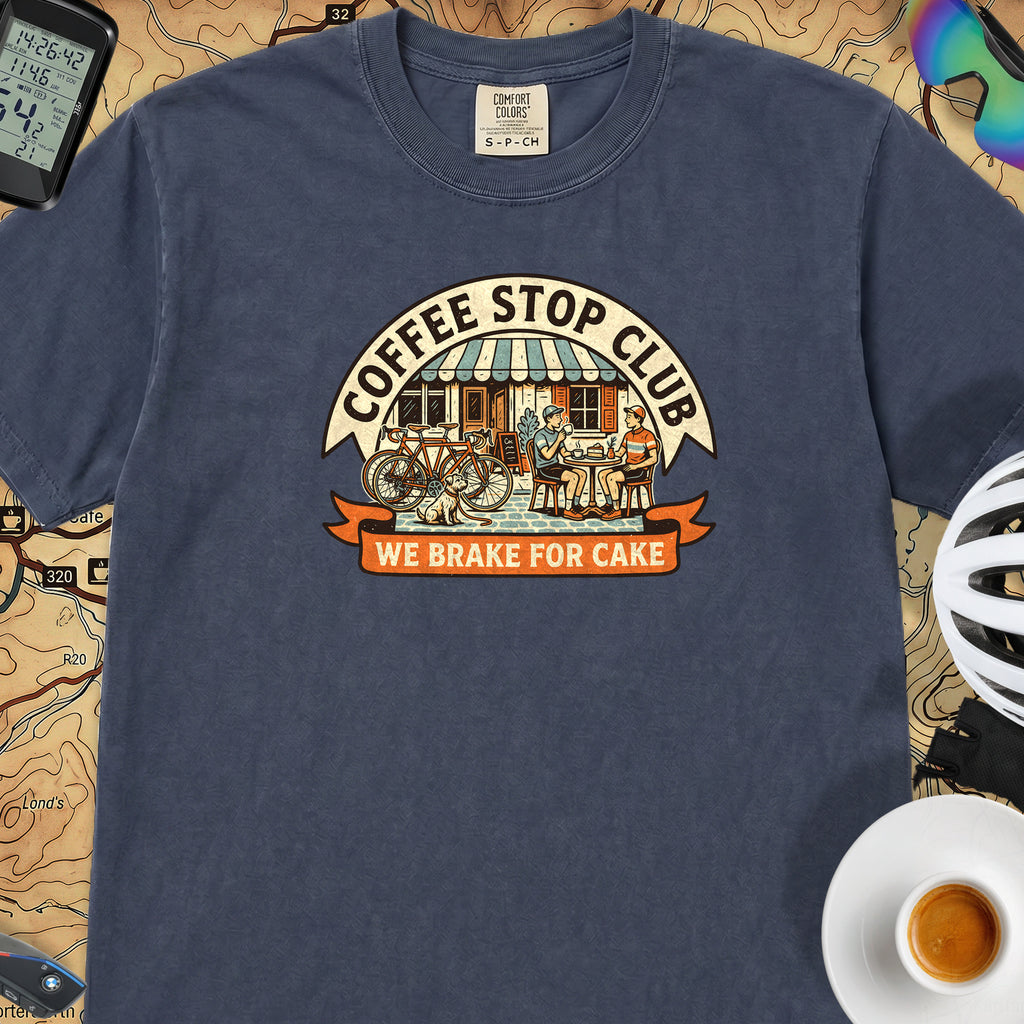 We Brake For Cake T-Shirt — Midnight