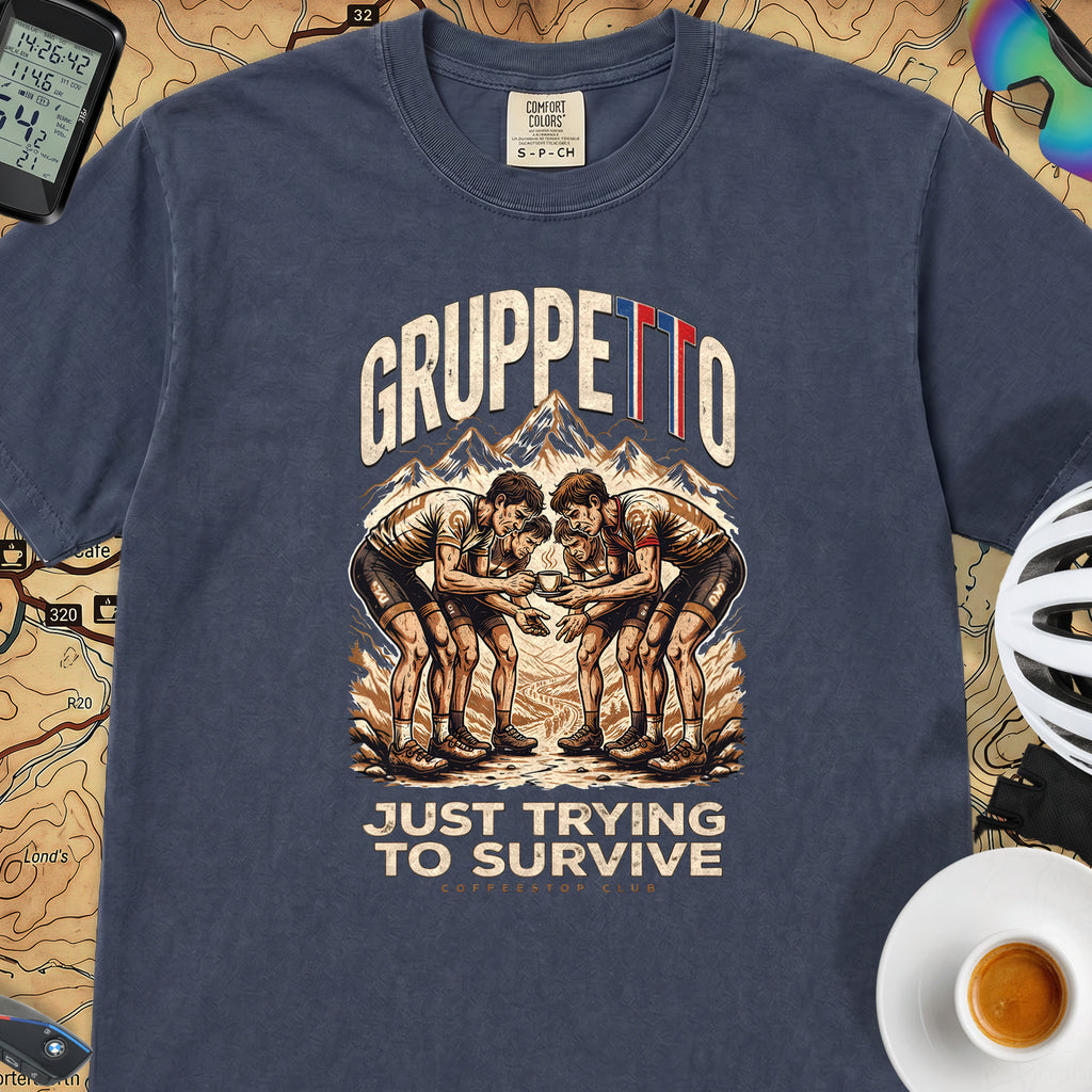 Gruppetto TdF Cycling T-Shirt — Midnight