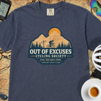 Out of Excuses Cyclist T-Shirt — Midnight