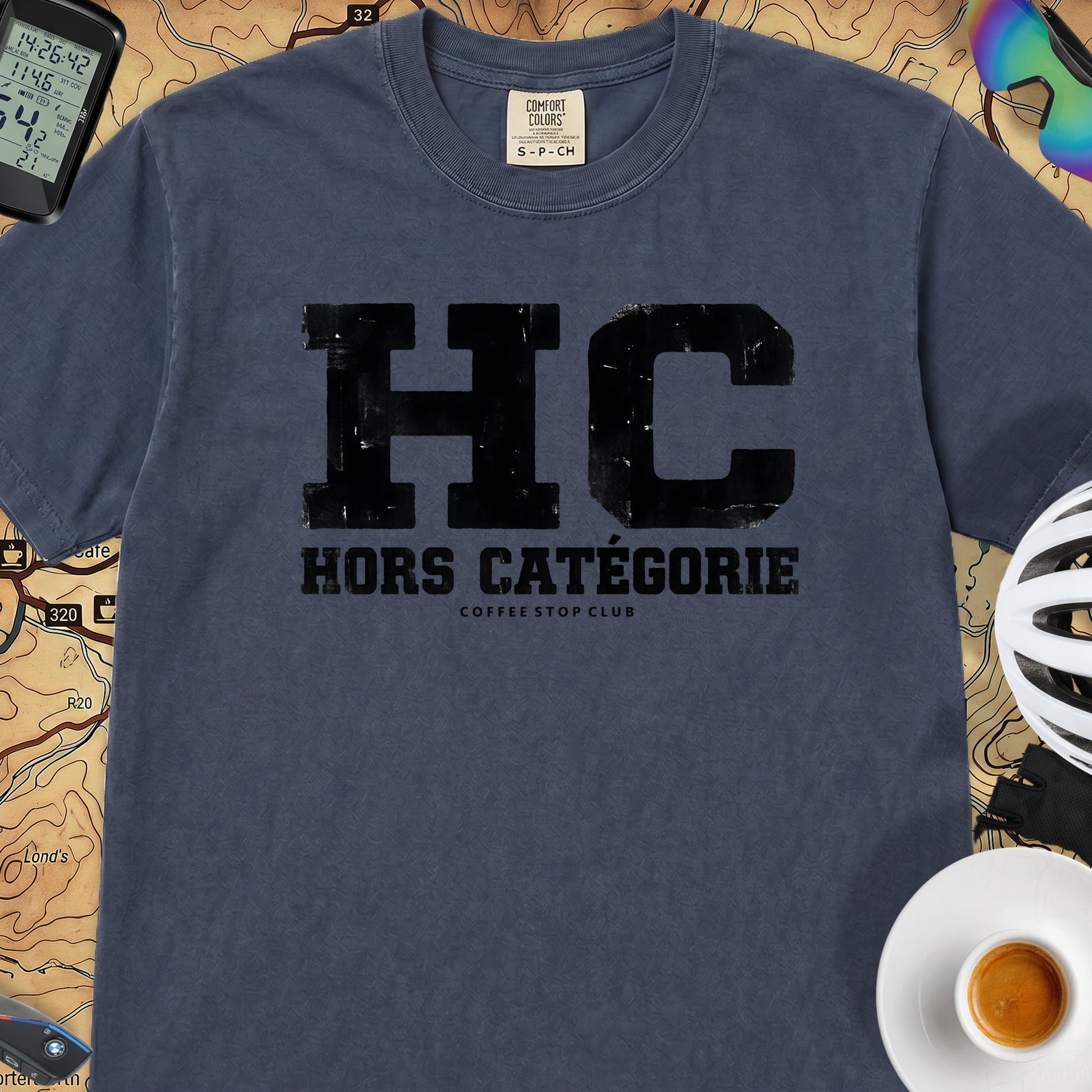 HC Hors Catégorie Tour T‑Shirt — Midnight