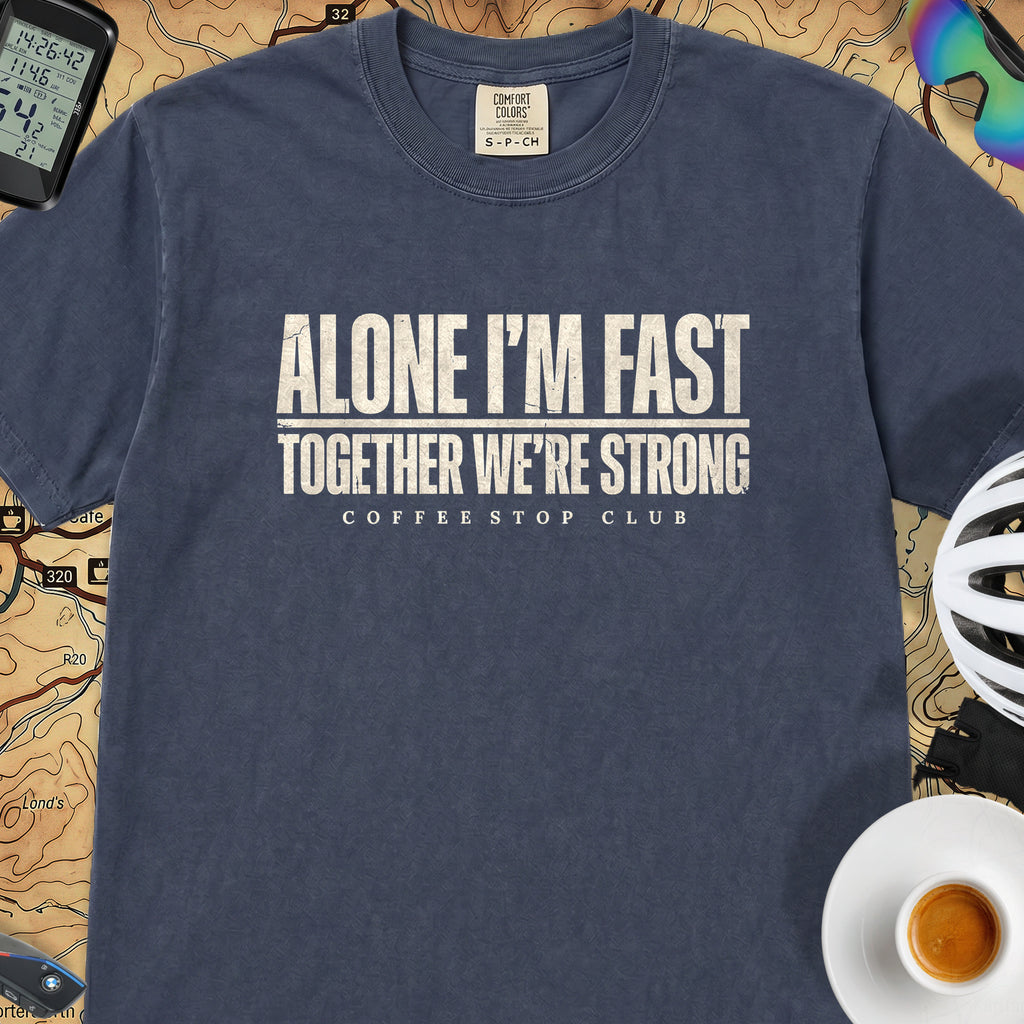 Alone I'm Fast T‑Shirt — Midnight