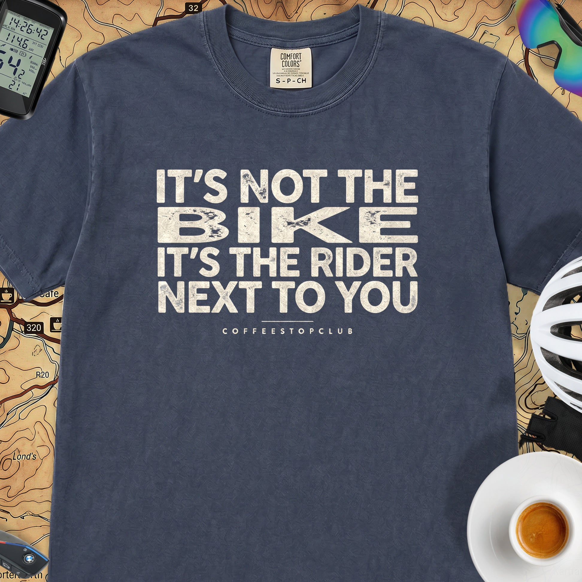 It's Not The Bike T‑Shirt — Midnight