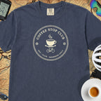 Coffee Stop Club Members Only T-Shirt — Midnight