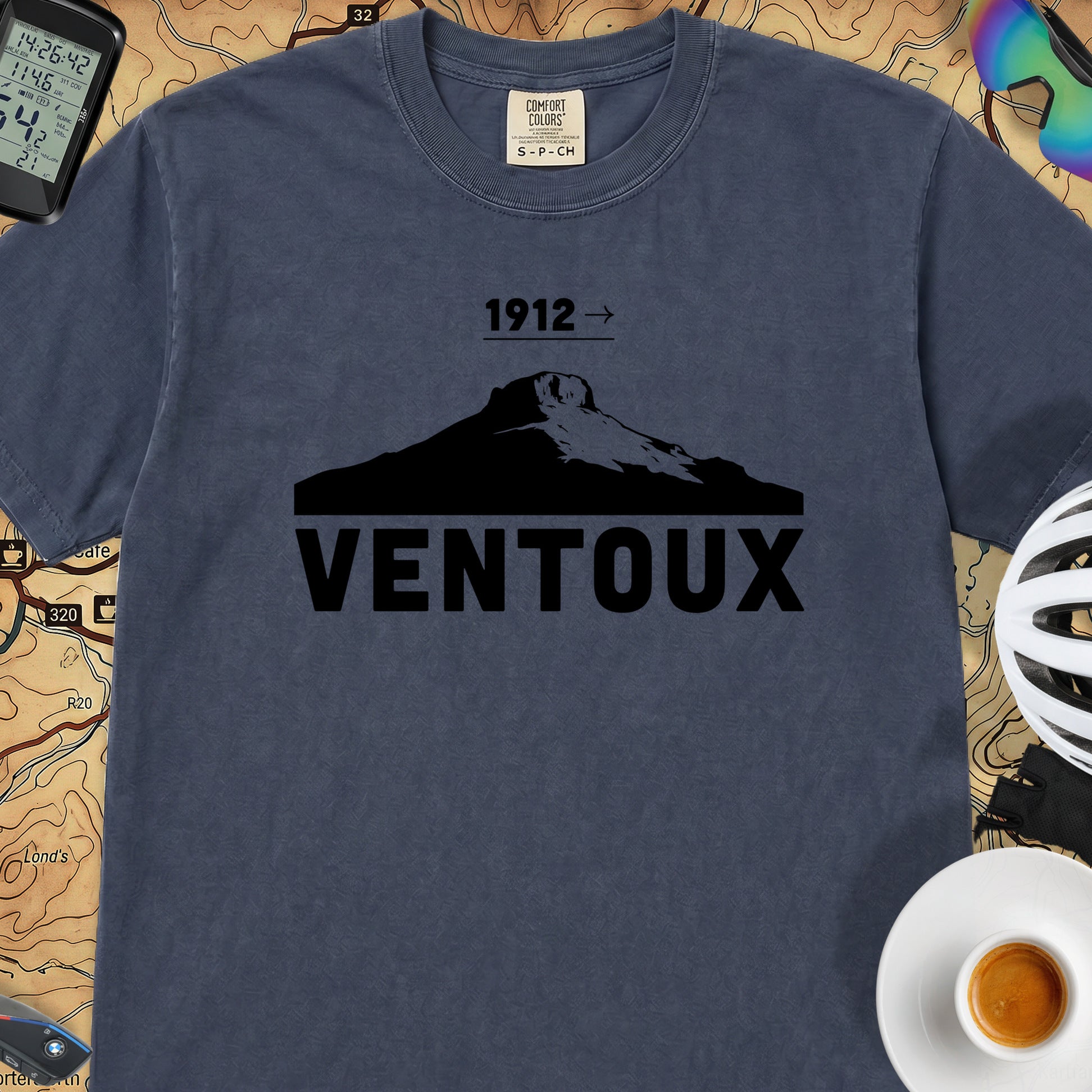 Ventoux 1912 Tour T‑Shirt — Midnight