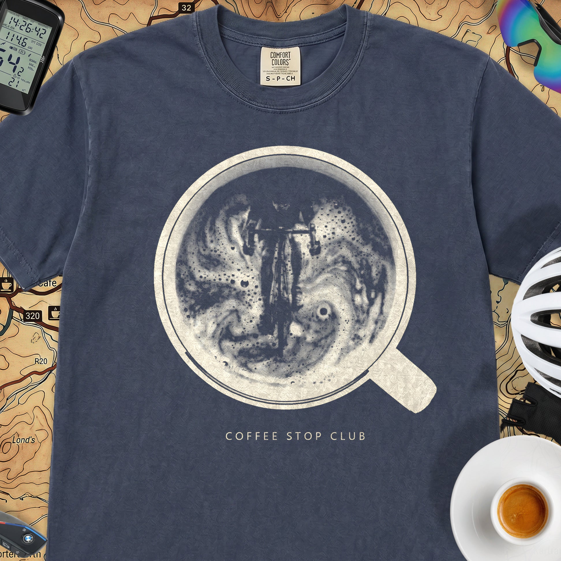 Crema de la Crema Cycling T-Shirt — Midnight