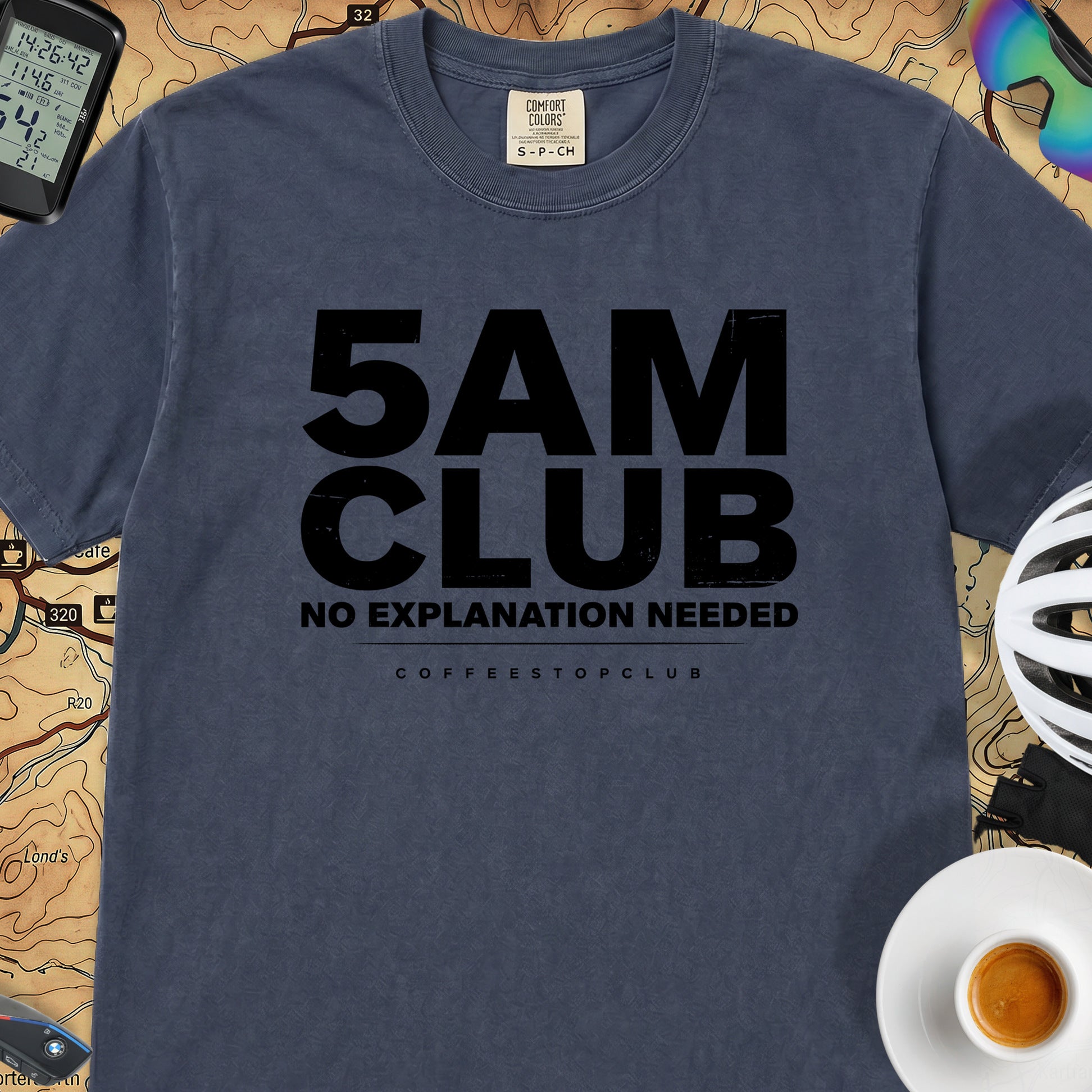 5AM Club T‑Shirt — Midnight