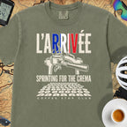 L'Arrivée TdF Cycling T-Shirt — Moss