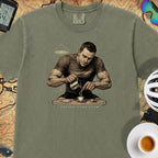 Espresso Stop Cycling T-Shirt — Moss