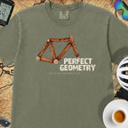 Perfect Geometry T‑Shirt — Moss