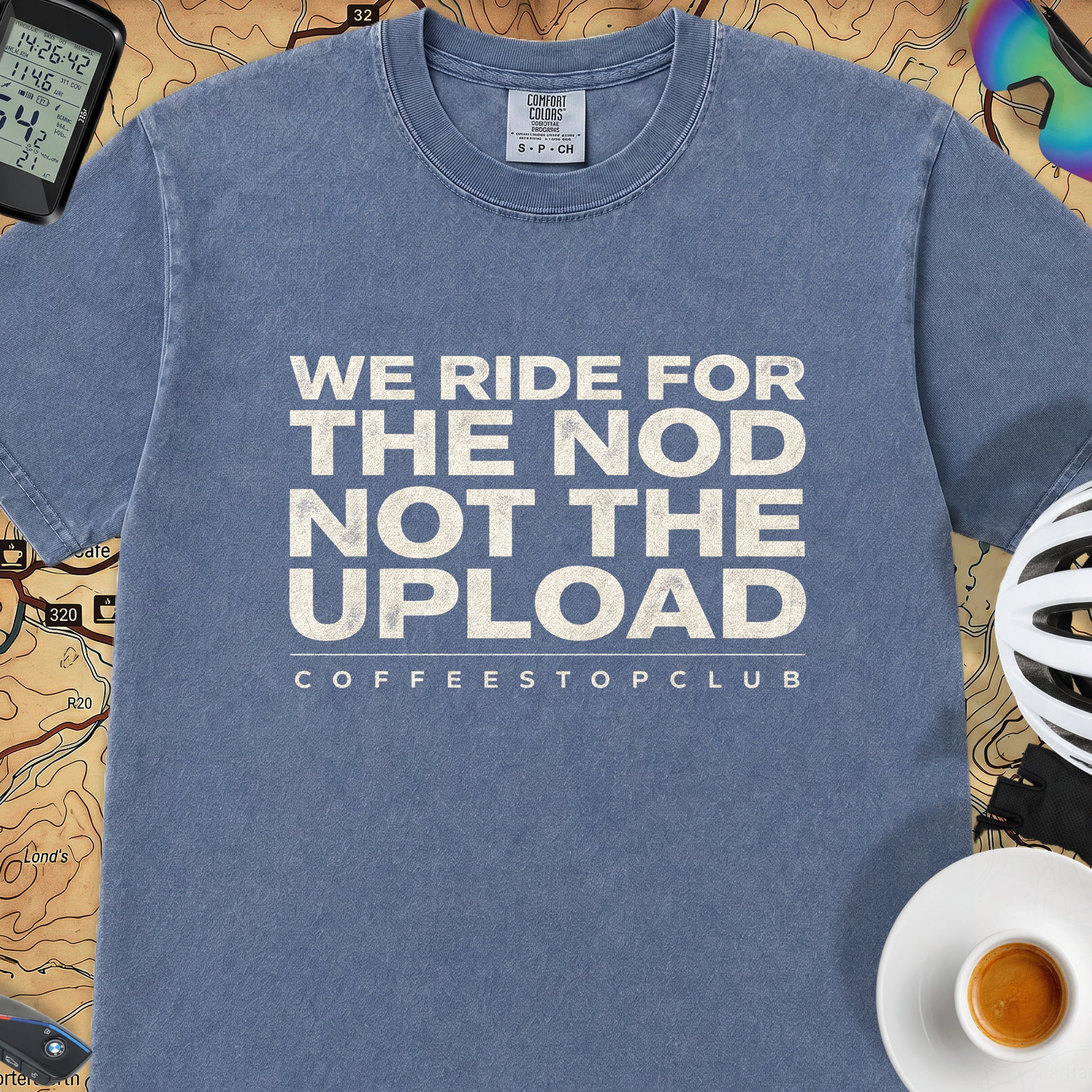 We Ride For The NOD T‑Shirt — Mystic Blue