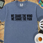 We Share the Wind T‑Shirt — Mystic Blue