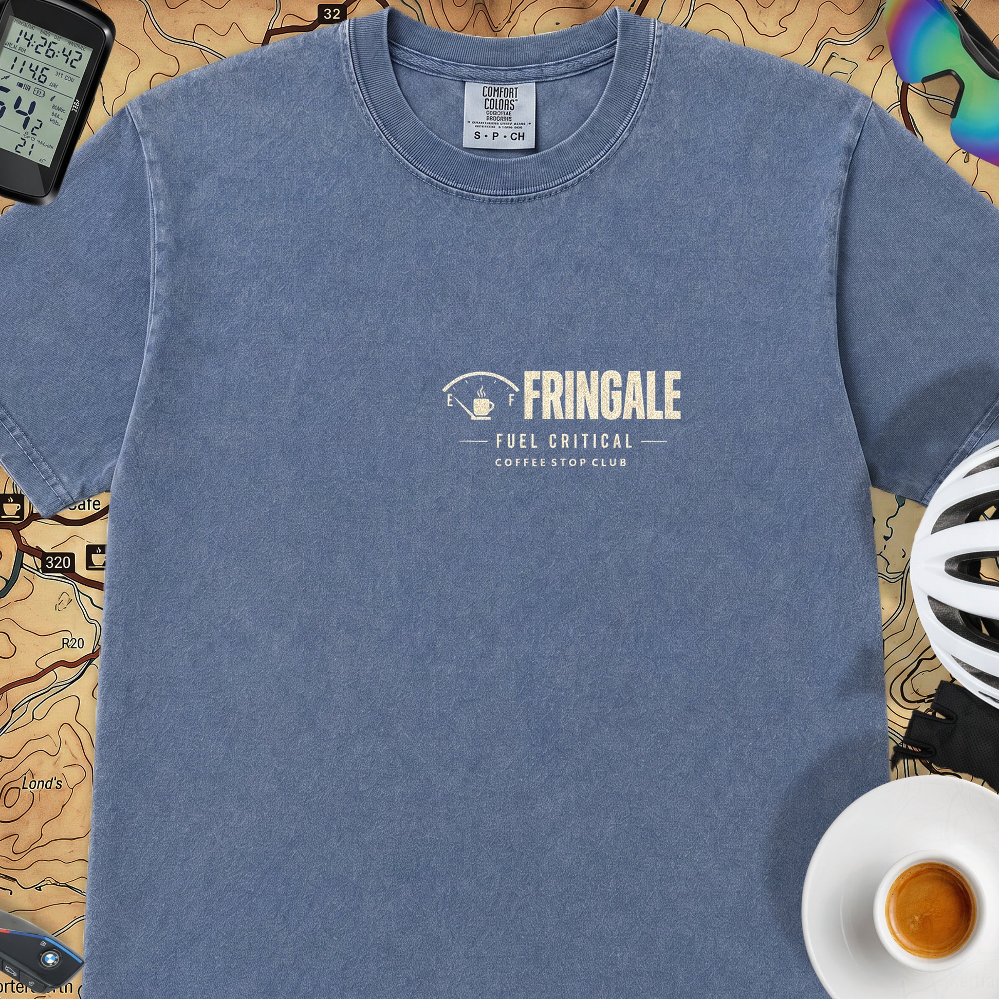 Fringale Fuel Critical Tour T‑Shirt — Mystic Blue