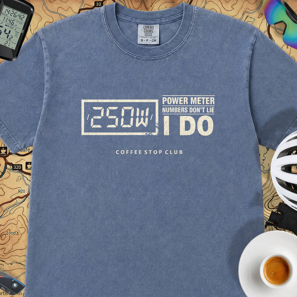 250 Watts T‑Shirt — Mystic Blue